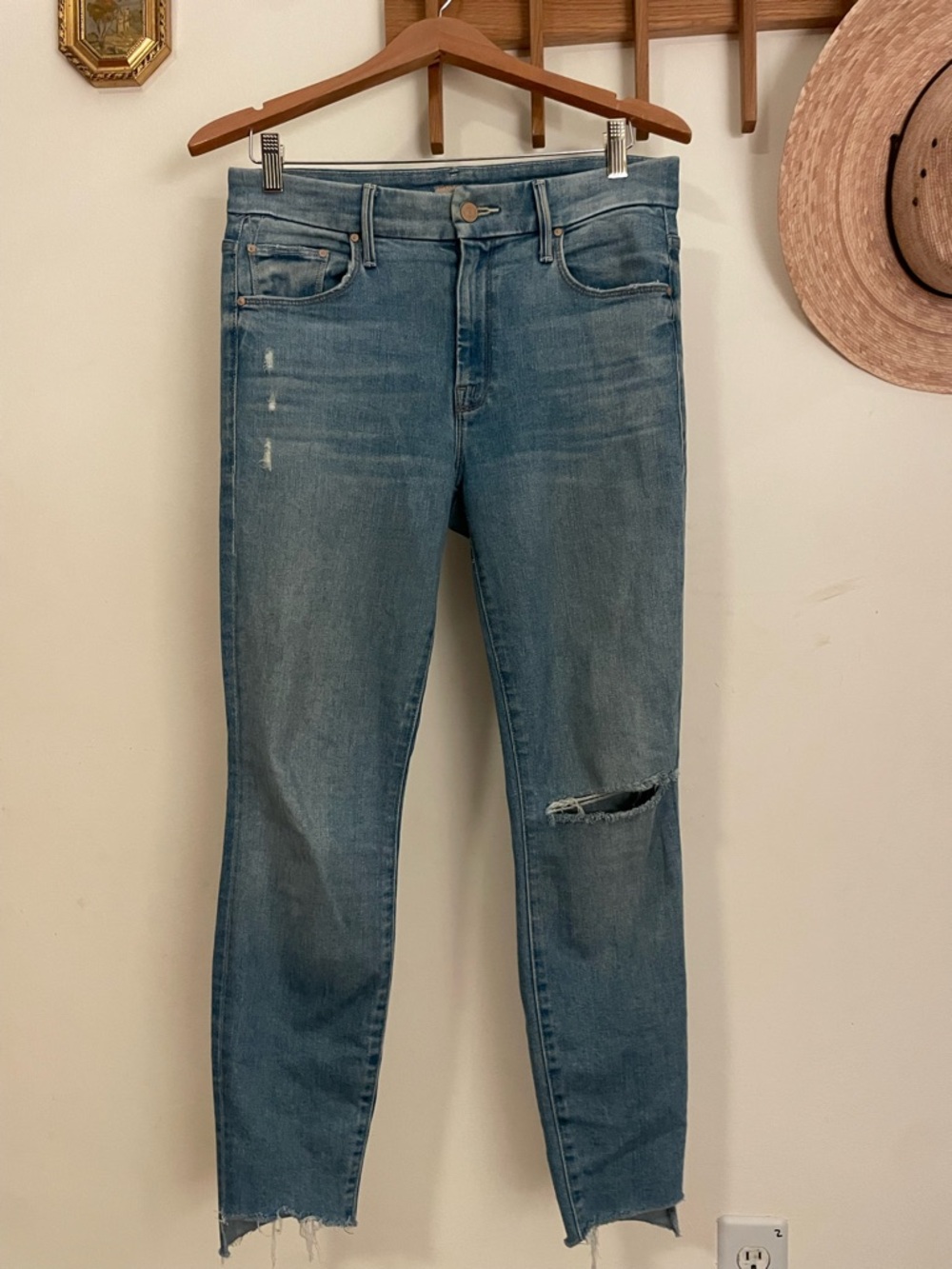 Mother |  The Looker Ankle Step Fray | 29